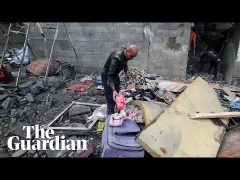 Gaza refugee camp reduced to rubble after one of deadliest nights of Israel-Gaza war