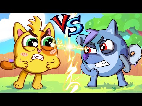 Cat vs Dog Challenge 😻 | Baby Zoo 😻🐨🐰🦁 Funny Kids Stories and Cartoons