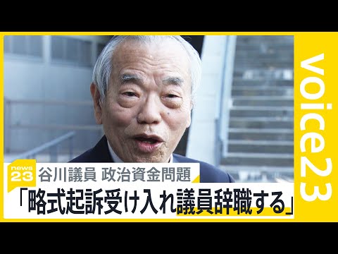 「略式起訴受け入れ議員辞職する」&nbsp;谷川議員が政治資金めぐる問題で辞職へ　4000万円超&ldquo;不記載&rdquo;疑い【news23】｜TBS&nbsp;NEWS&nbsp;DIG