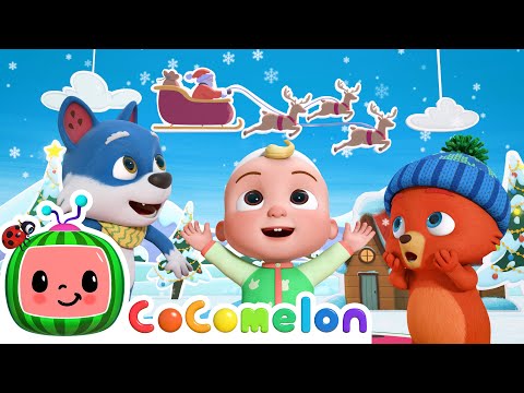 Up on the Housetop (Christmas Song) | CoComelon Animal Time Nursery Rhymes