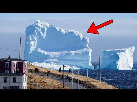 Iceberg Floats Close To Small Village   When Residents See What's On It, They Turn Pale