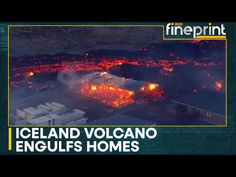 Volcano erupts, spews lava in southwest Iceland | WION Fineprint