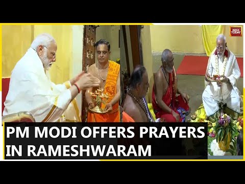 PM Modi On Spiritual Tour In South, Seeks Blessings In Rameshwaram Ahead Of Ram Mandir Inauguration