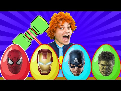 Superhiroes Surprise Eggs Kids Songs + MORE | Kids Songs and Nursery Rhymes | BalaLand