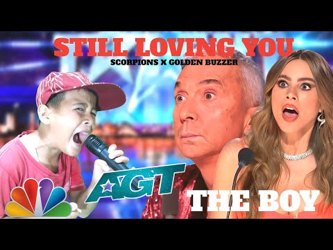 A child's voice is extraordinary on the world's biggest stage singing song Still Loving You | AGT