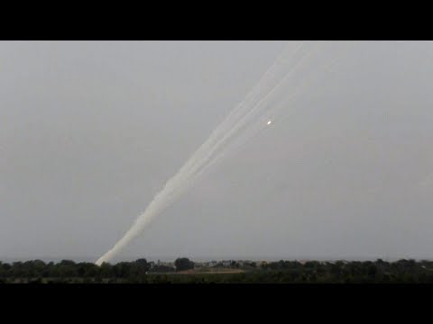 Rocket salvage fired from the southern Gaza Strip towards Israel | AFP