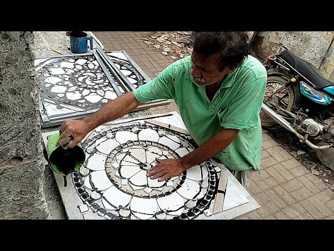 Interesting work || floor tiles design || Best flooring interior