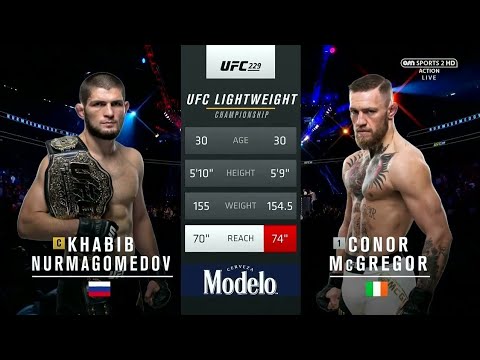 UFC229: Khabib Nurmagomedov vs Conor McGregor - FULL FIGHT UFC 4