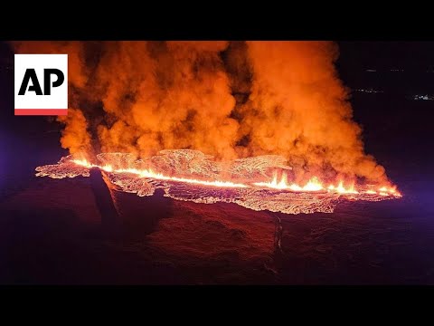 Lava from Iceland volcano eruption reaches Grindavik