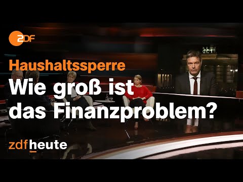 Habeck &amp;uuml;ber das Ausma&amp;szlig; der Haushaltssperre | Markus Lanz vom 21. November 2023