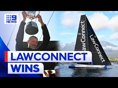 LawConnect wins Sydney to Hobart Line honours for first time | 9 News Australia