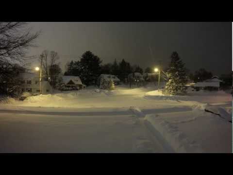 Winter Storm Stella Time Lapse Start to Finish