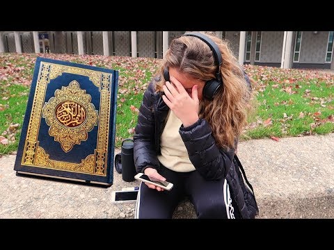 COLLEGE STUDENTS HEAR QURAN FOR THE FIRST TIME!!  (social experiment)