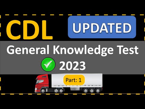 CDL General Knowledge Test 2023 50 Essential Questions &amp; Answers | Crack The CDL!