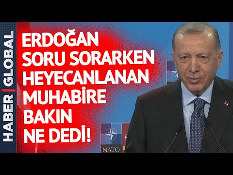 NATO Zirvesi Sonrası Basın Toplantısına Damga Vuran Olay! Erdoğan Gazeteciye Bunu Dedi