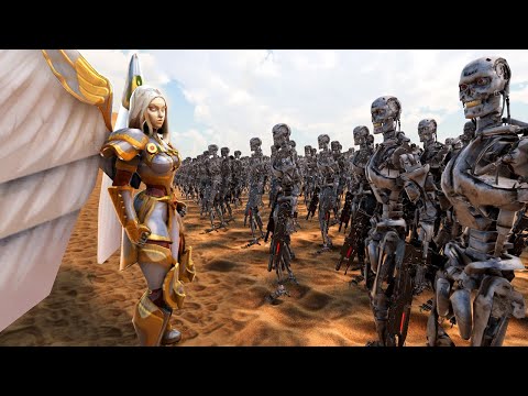 Angel vs 2,000,000 T-800 Terminator | Ultimate Epic Battle Simulator 2 | UEBS 2