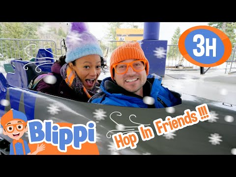 Blippi and Meekah's  Winter Olympics Dream + X Games and More | Best Friend Adventures