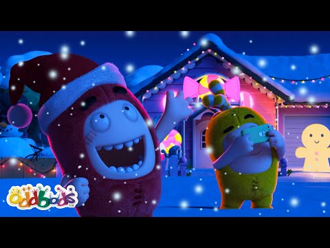 Fuse and Bubbles SEE SANTA!! 😱🎅 | Oddbods Cartoons | Funny Cartoons For Kids