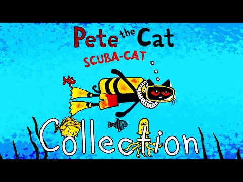 Pete The Cat Scuba-Cat Collection | MyEzyPzy Read Aloud Stories | 1hr 46Mins for our kids!!