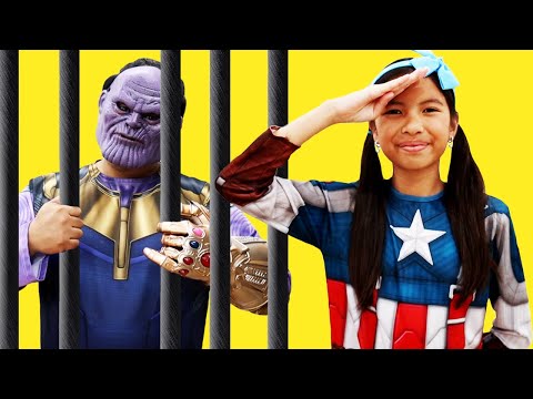 Wendy Pretend Play Masked Superhero Drinks Drive Thru | Wendy Turns Into Superheros