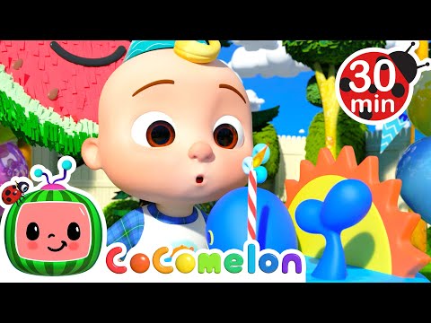 JJ's Baby Birthday Bash | Little Angel &amp; Cocomelon Nursery Rhymes