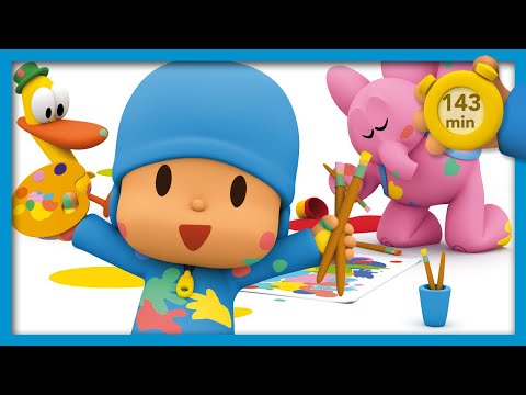 🏒 POCOYO E NINA - Mil jogos divertidos [ 143 minutos ] | DESENHOS ANIMADOS para crian&ccedil;as