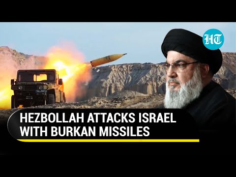 Hezbollah's Burkan Missiles Hit Israeli Army Depot; Branit Barracks Up In Smoke | Watch