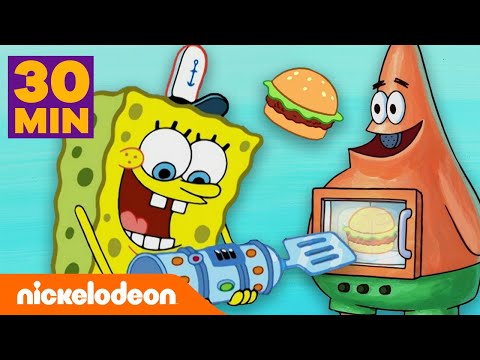 Bob Esponja | &iexcl;Las mejores invenciones de Cangreburgers! | Nickelodeon en Espa&ntilde;ol