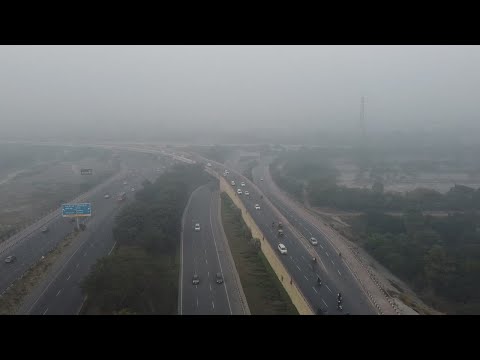 Drone Footage: Unveiling the Dense Smog of Delhi | News9