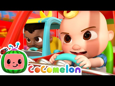 🛒 Shopping Cart Race KARAOKE! 🛒| CoComelon Karaoke Songs | Sing Along With Me! | Moonbug Kids Songs