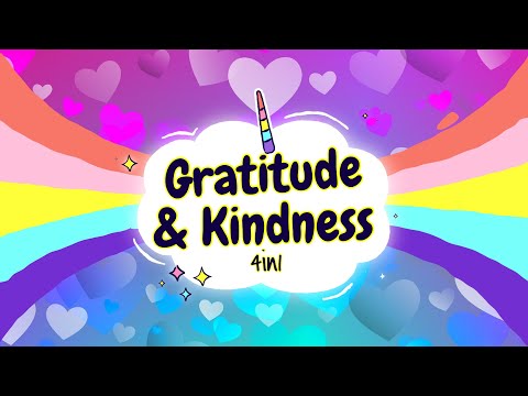 Sleep Meditation for Children | GRATITUDE &amp;amp; KINDNESS 4in1 | Kids Bedtime Meditation