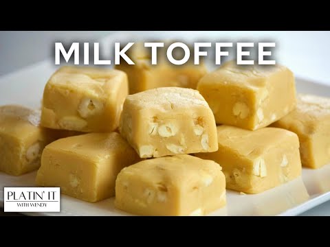 Easy &amp; Quick Milk Toffee | Milk Cream With Condensed Milk | Holiday Favourites