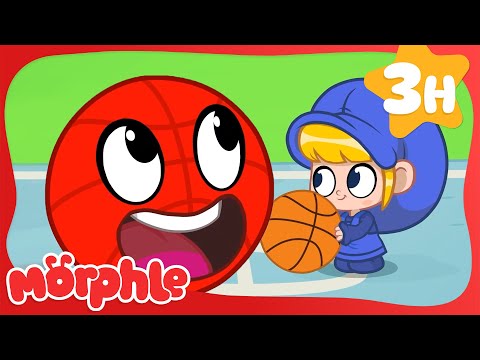 Mi baloncesto m&aacute;gico Morphle | &iexcl;V&iacute;deo de 3 hora! | Morphle en Espa&ntilde;ol | Caricaturas para Ni&ntilde;os