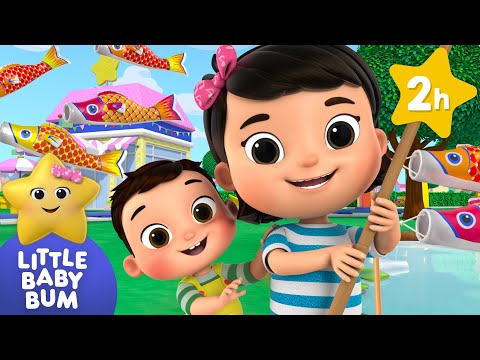 12345 Once I Caught a Fish Alive ⭐ Little Baby Bum Nursery Rhymes - Two Hour Baby Song Mix