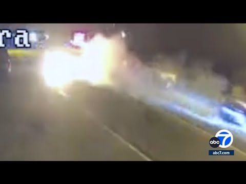 Video shows high-speed crash on PCH that took out multiple vehicles