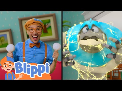 Blippi Visits ARPO The Robot - Robot Dance Off!!! | 