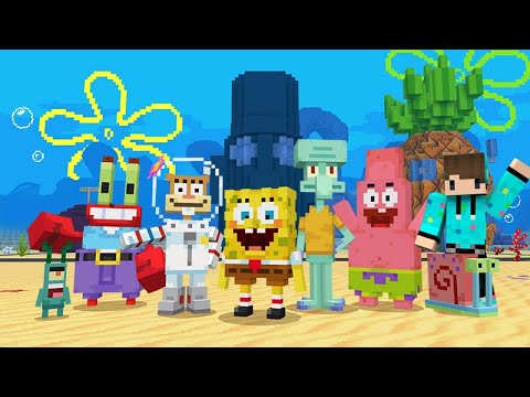 CERITA LENGKAP SPONGEBOB VERSI MINECRAFT DALAM 34 MENIT !!