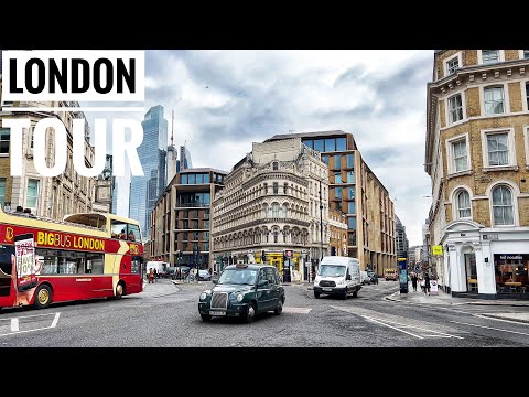 London, England 🏴󠁧󠁢󠁥󠁮󠁧󠁿 - Central London January 2022 Walking Tour [▶