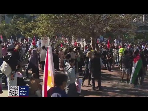 Thousands turn up for 'No APEC' rally against world leaders in downtown SF