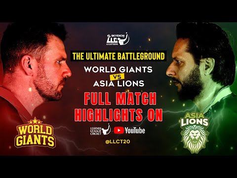 Finals - Asia lions vs World Giants Highlights | legend League cricket 2023 | LLC