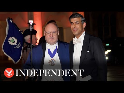 Live: Rishi Sunak speaks at London banquet after cabinet reshuffle