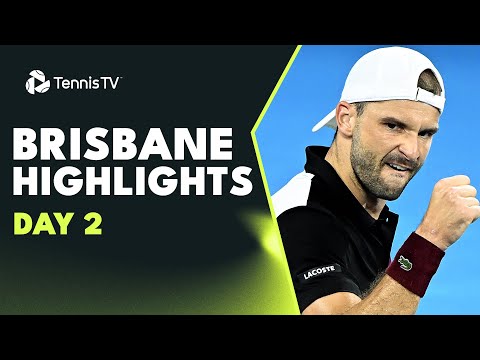 Murray vs Dimitrov; Rune &amp; Shelton Begin Seasons | Brisbane 2024 Highlights Day 2