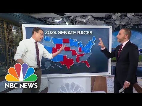 Steve Kornacki and Chuck Todd give an early look at the 2024 Senate map