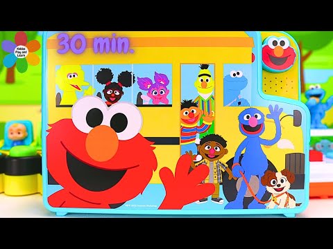 Sesame Street BEST Fun Learning video for Toddlers! | Elmo and Cookie Monster Compilation Video