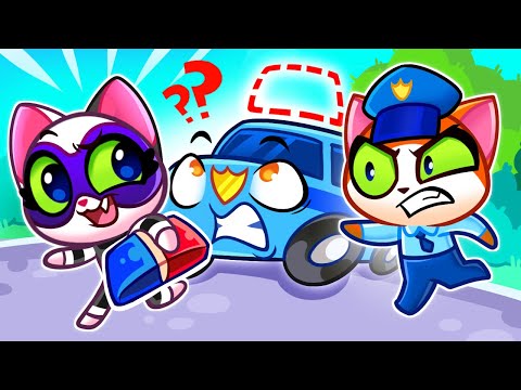 Where Is My Siren Song?! 🚨💥 Police Car Song 🚓 + More Purrfect Kids Songs &amp; Nursery Rhymes