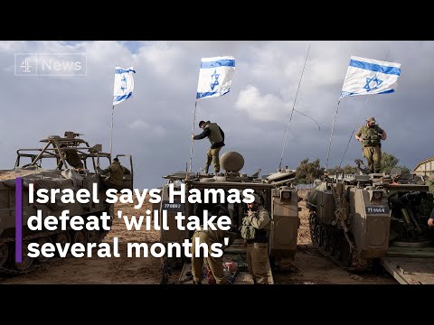 Israel tells US it&rsquo;ll take 'more than &lsquo;several months&rsquo; to defeat Hamas in Gaza