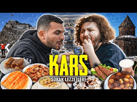 KARS SOKAK LEZZETLERİNİ DENEDİK ! w/