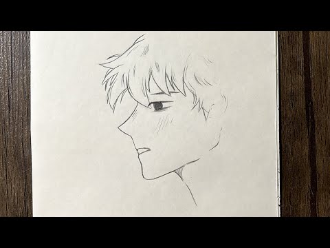 easy anime boy drawing | how to draw cute anime characters step by step | cool ideas for beginners