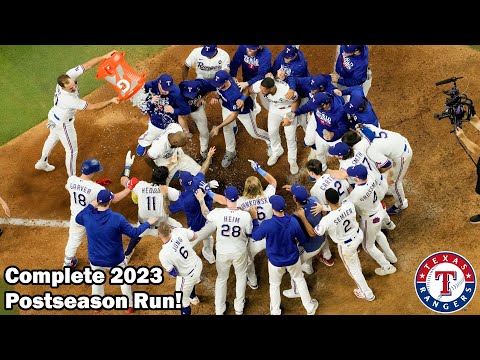 Texas Rangers: Complete 2023 Postseason Run!