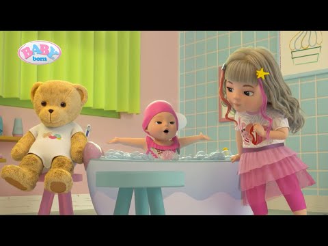 Badespa&szlig; f&uuml;r BABY born, Teddy &amp; Berta 🛁🫧 | Folge 4 | BABY born Serie auf Deutsch